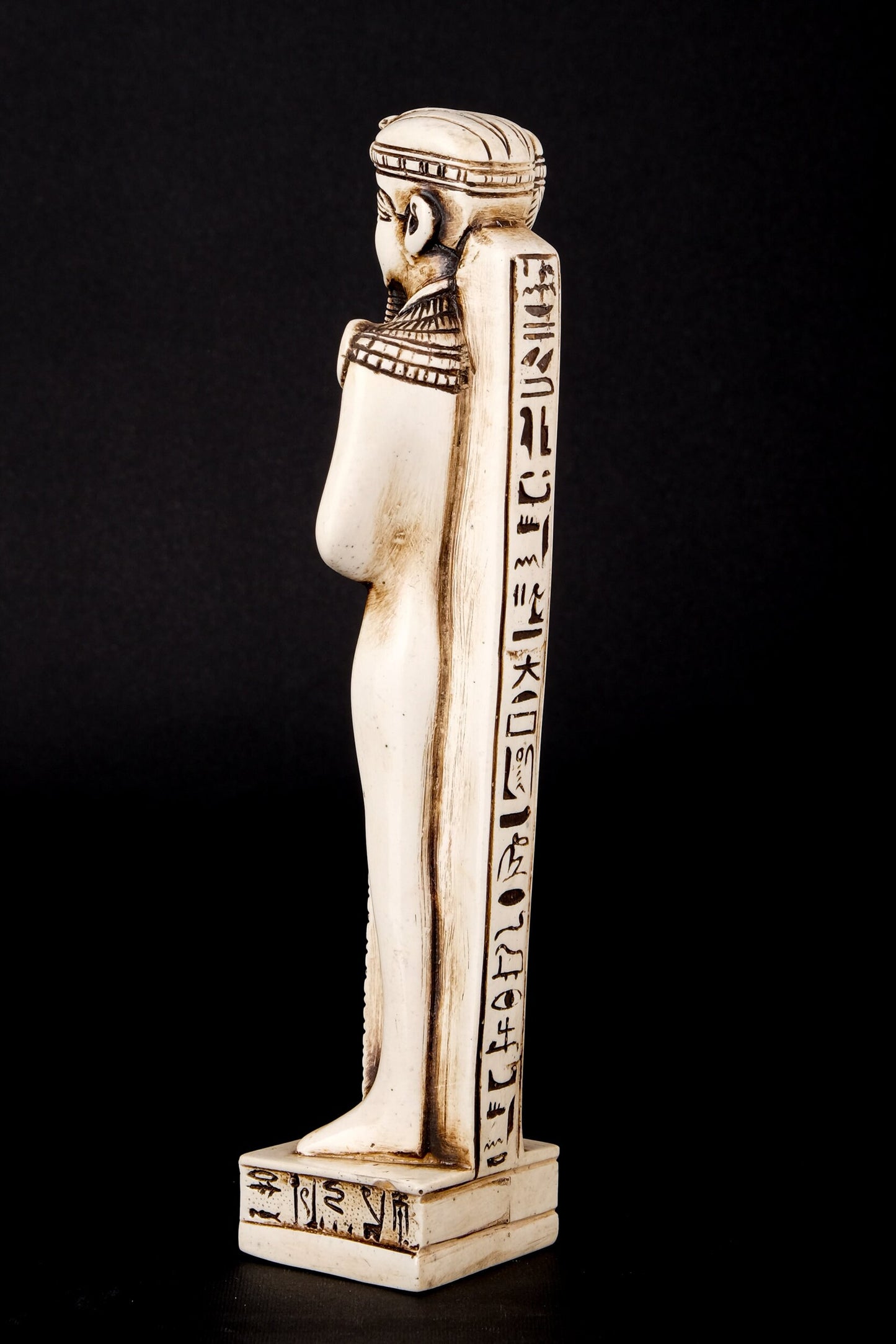 Ancient Egyptian statue of Khonsu the symbol of the moon - made in Egypt