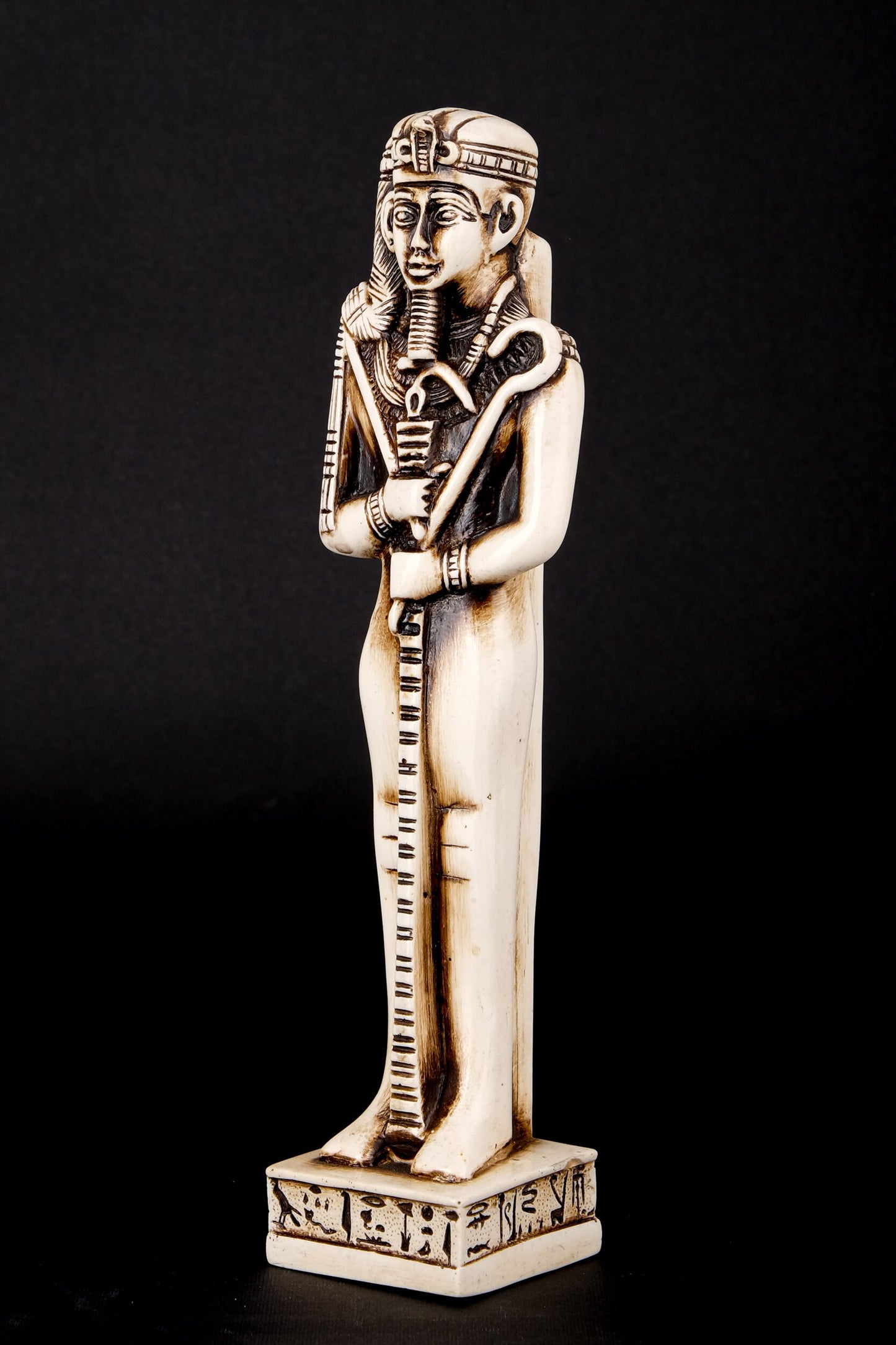 Ancient Egyptian statue of Khonsu the symbol of the moon - made in Egypt
