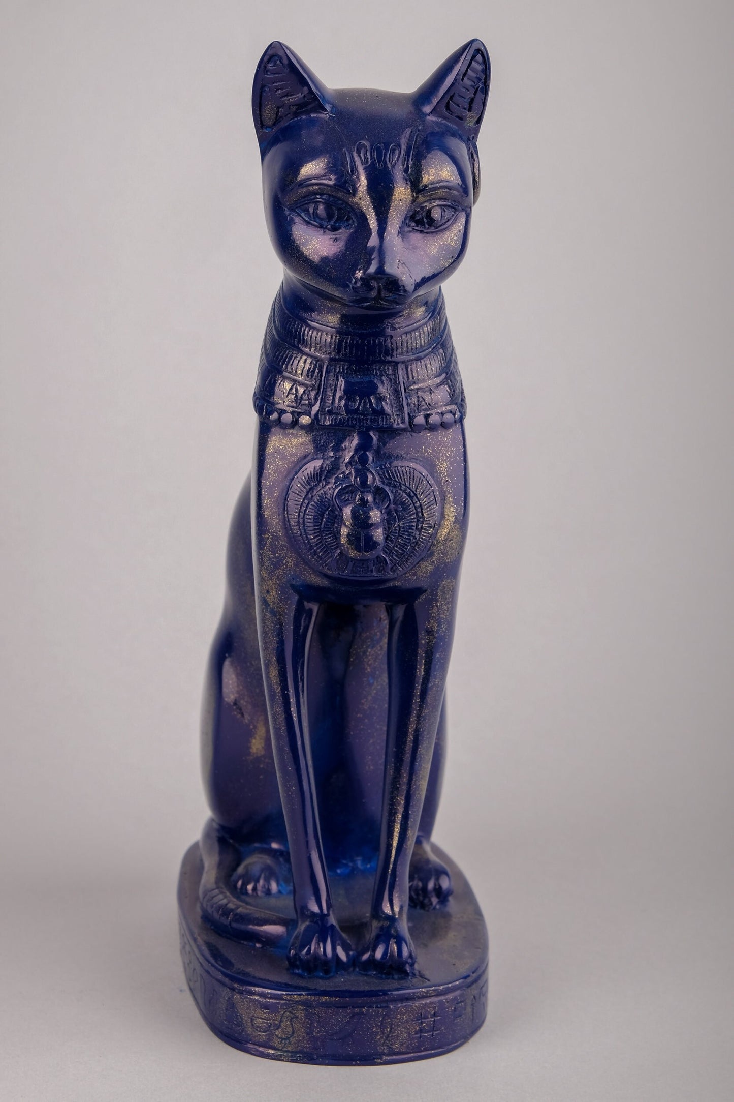 Hand-carved Bastet goddess statue - home decor cat - pharaonic Cat- Egyptian Bastet