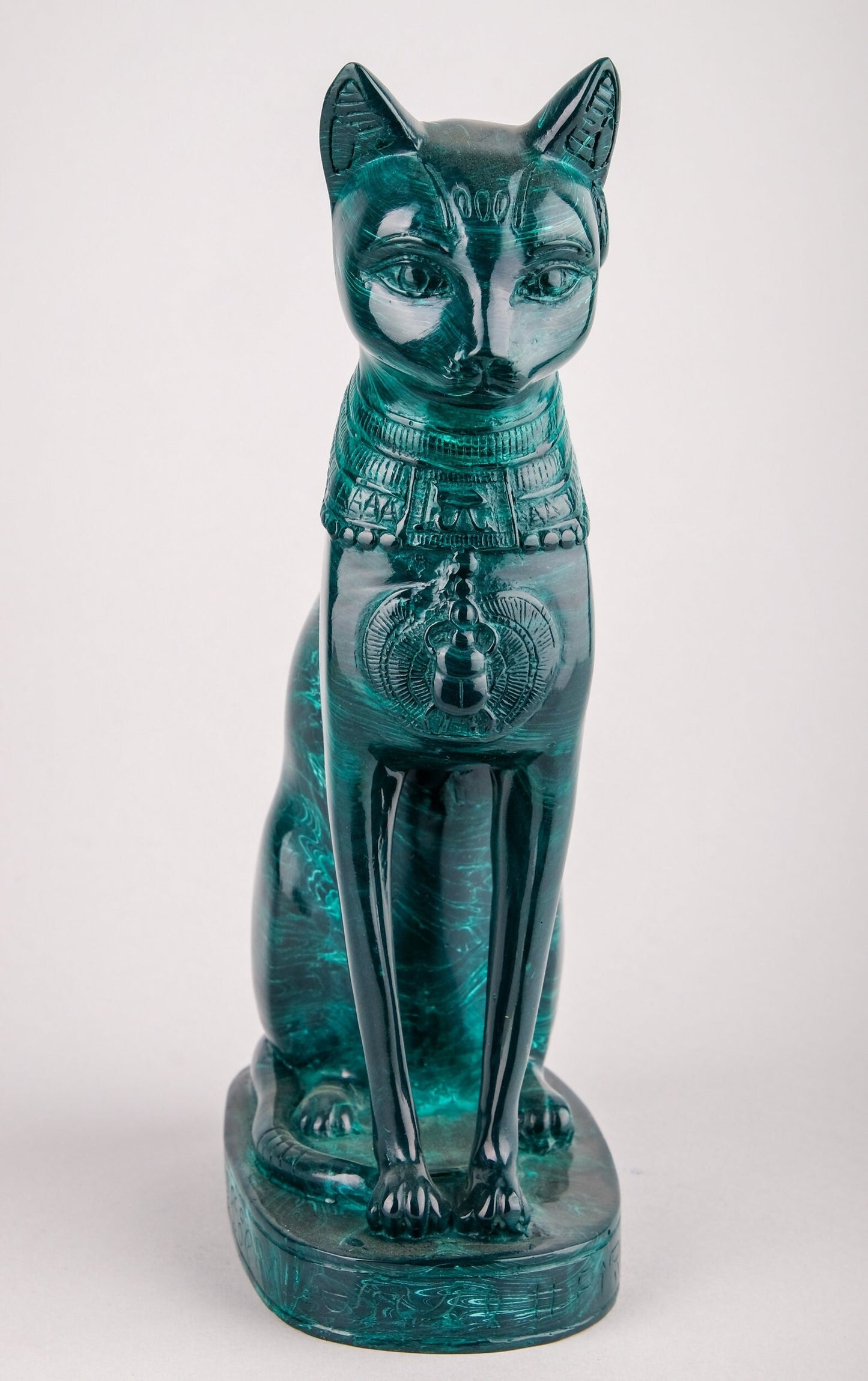 Hand-carved Bastet goddess statue - home decor cat - pharaonic Cat- Ancient Egyptian Bastet made in Egypt