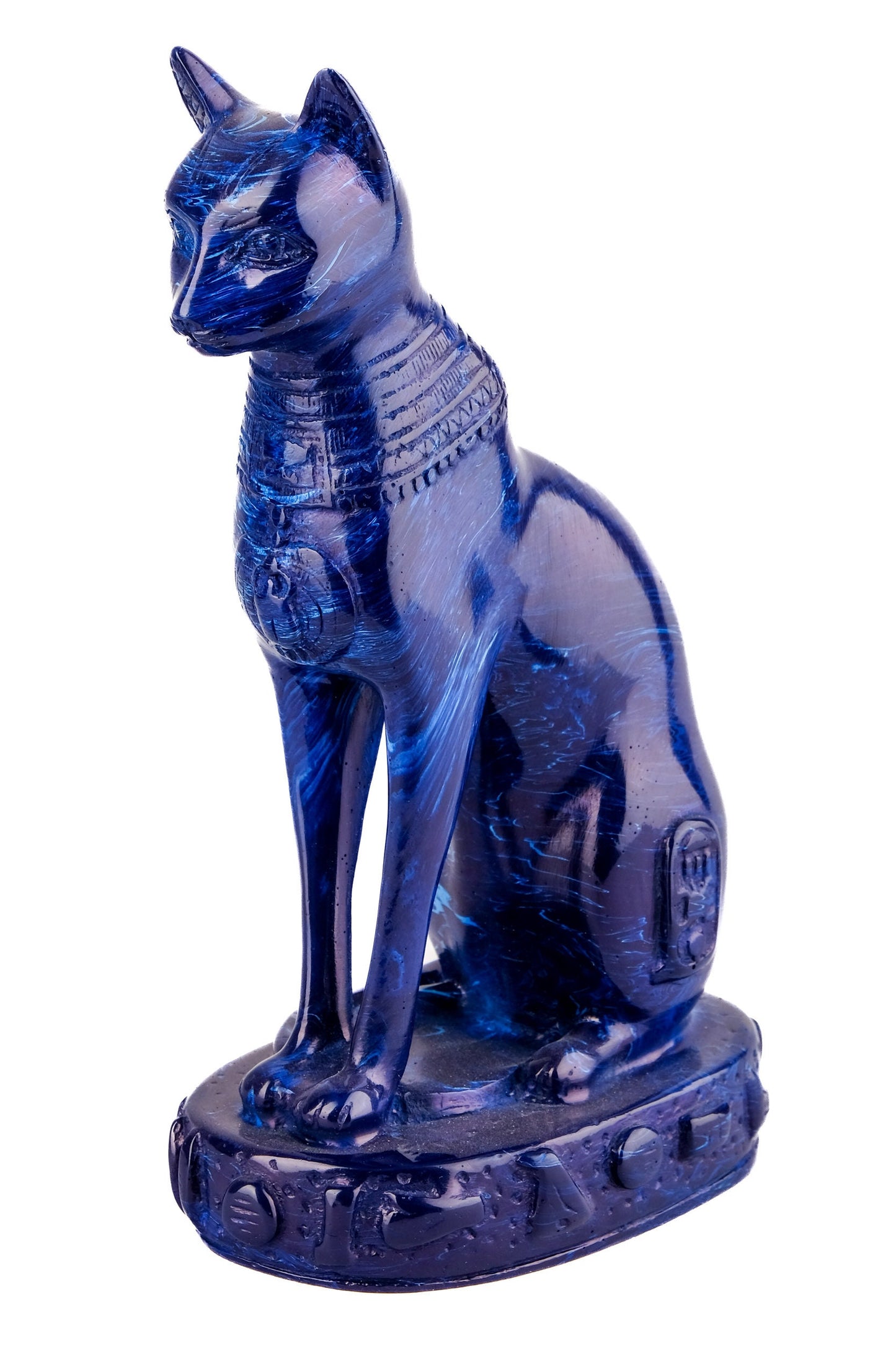 Hand-carved Bastet goddess statue - home decor cat - pharaonic Cat- Egyptian Baste