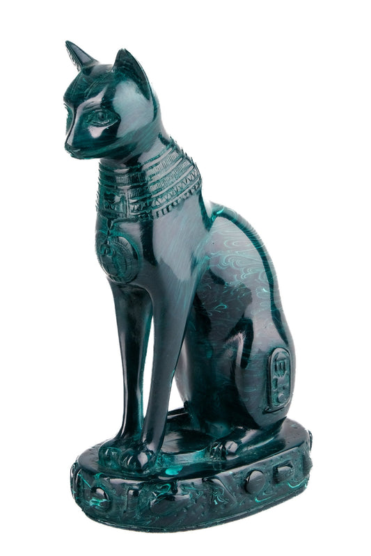 Ancient Egyptian Bastet goddess statue - home decor cat - pharaonic Cat- Egyptian Bastet