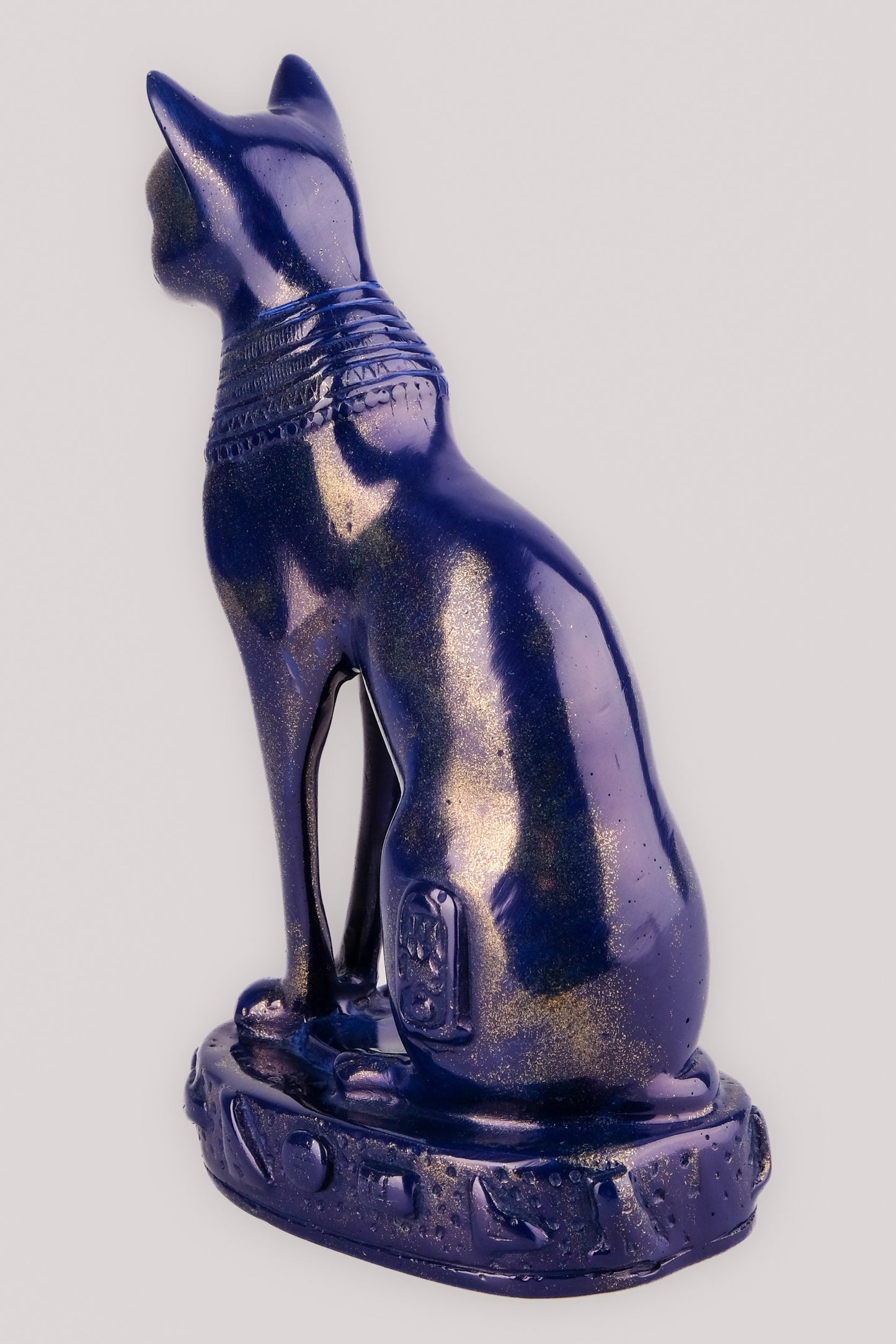 Hand-carved Bastet goddess statue - home decor cat - pharaonic Cat- Egyptian Bastet Made in Egypt