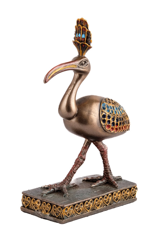 Egyptian Thoth statue, as the Sacred Ibis God of moon, wisdom, magic, and master of knowledge - He was depicted as an Ibis bird or a baboon