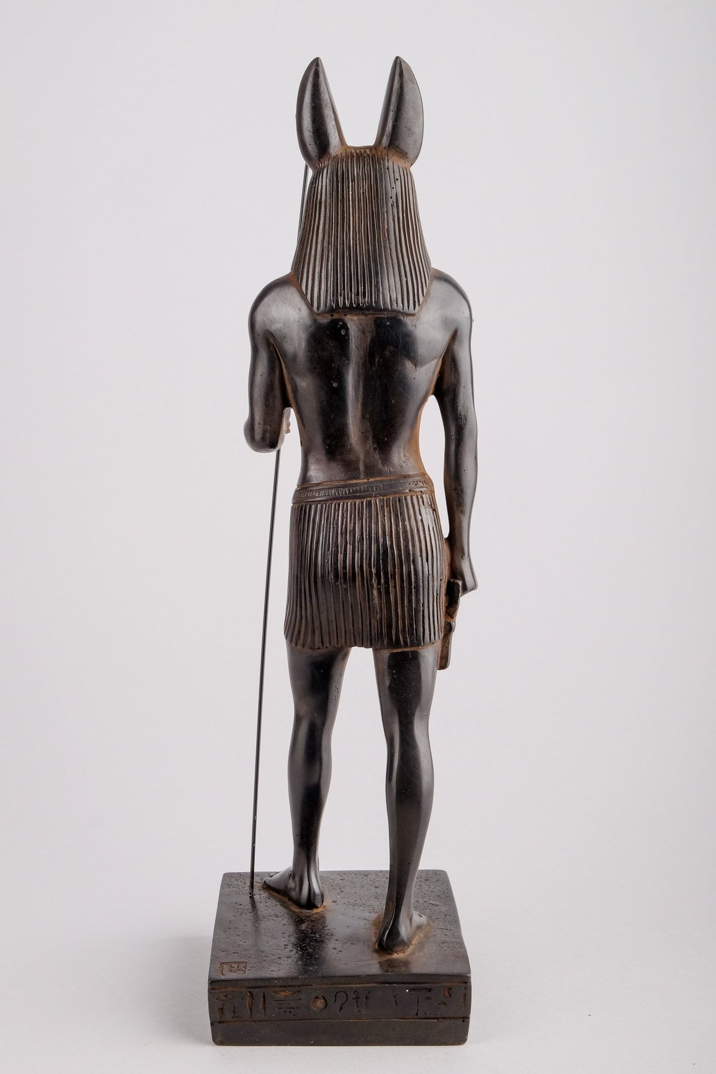 A unique ancient Egyptian statue of Anubis Jackal symbol of afterlife and mummification - made in Egypt