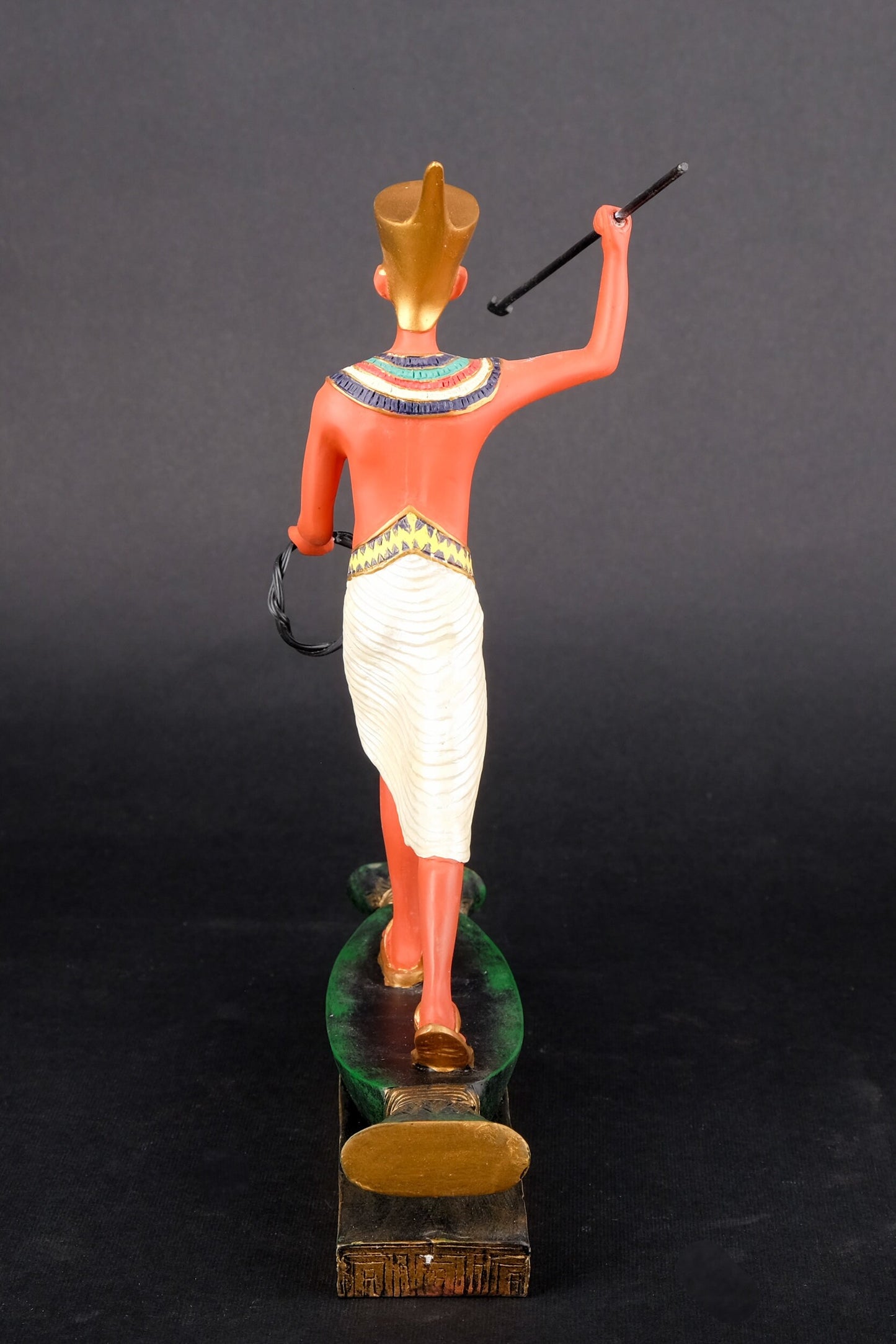 Amazing Egyptian statue of king Tutankhamun fisherman hand painted replica statue made in Egypt