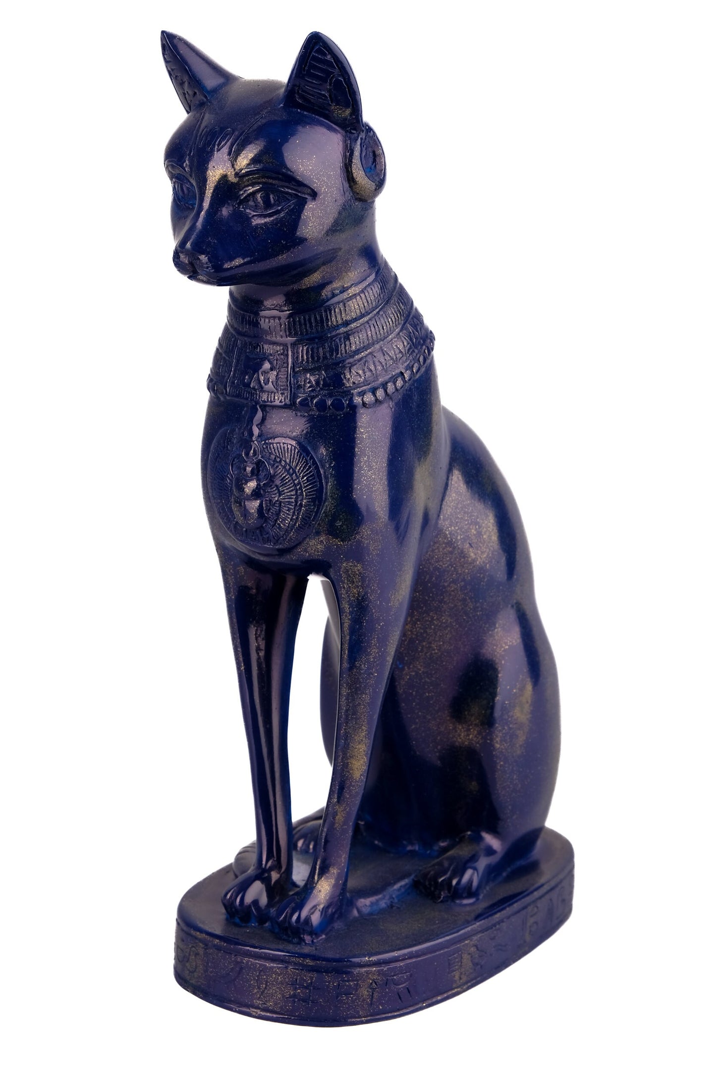 Hand-carved Bastet goddess statue - home decor cat - pharaonic Cat- Egyptian Bastet