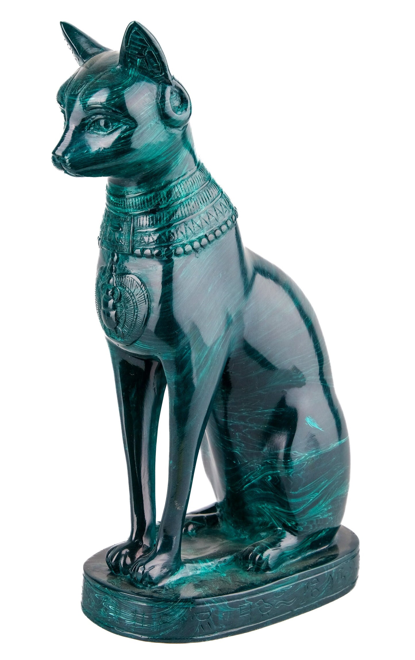 Hand-carved Bastet goddess statue - home decor cat - pharaonic Cat- Ancient Egyptian Bastet made in Egypt