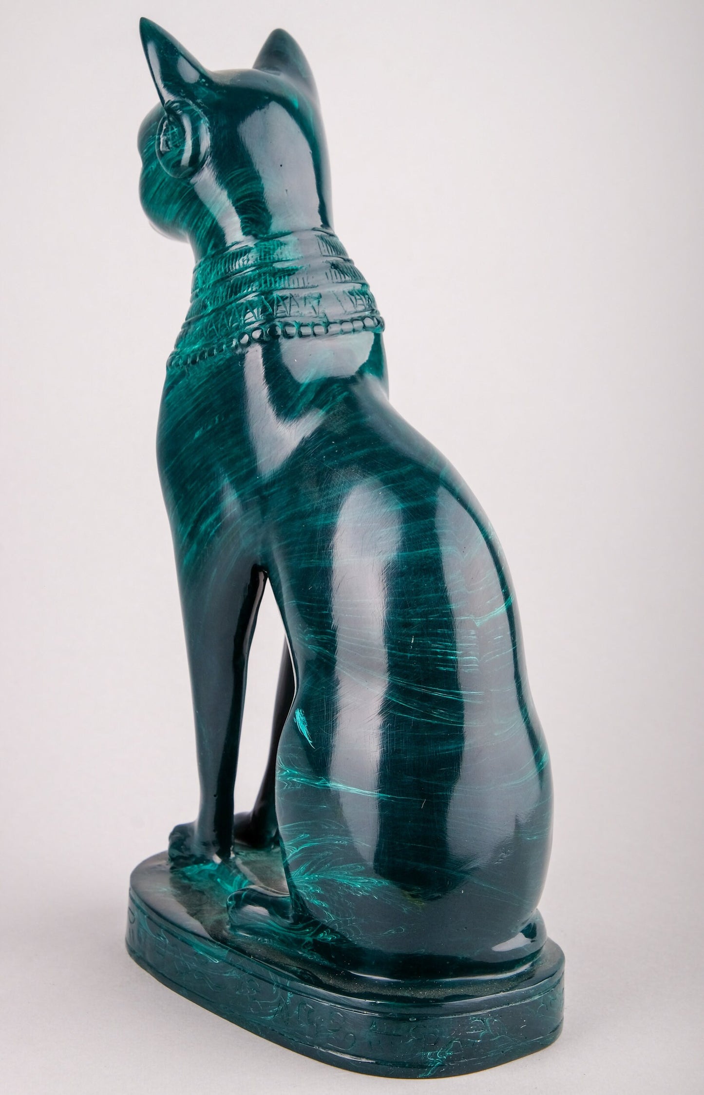 Hand-carved Bastet goddess statue - home decor cat - pharaonic Cat- Ancient Egyptian Bastet made in Egypt