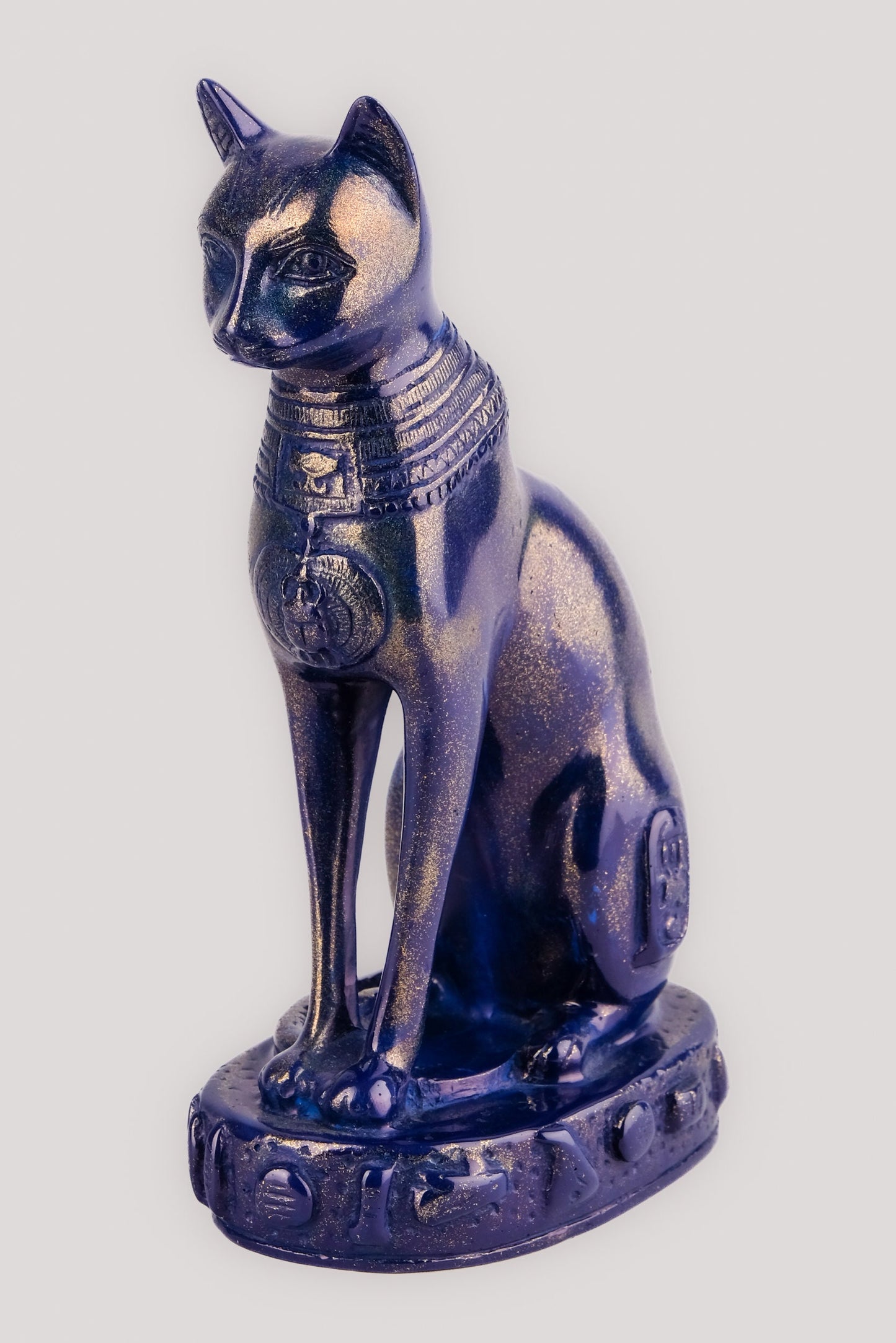 Hand-carved Bastet goddess statue - home decor cat - pharaonic Cat- Egyptian Bastet Made in Egypt