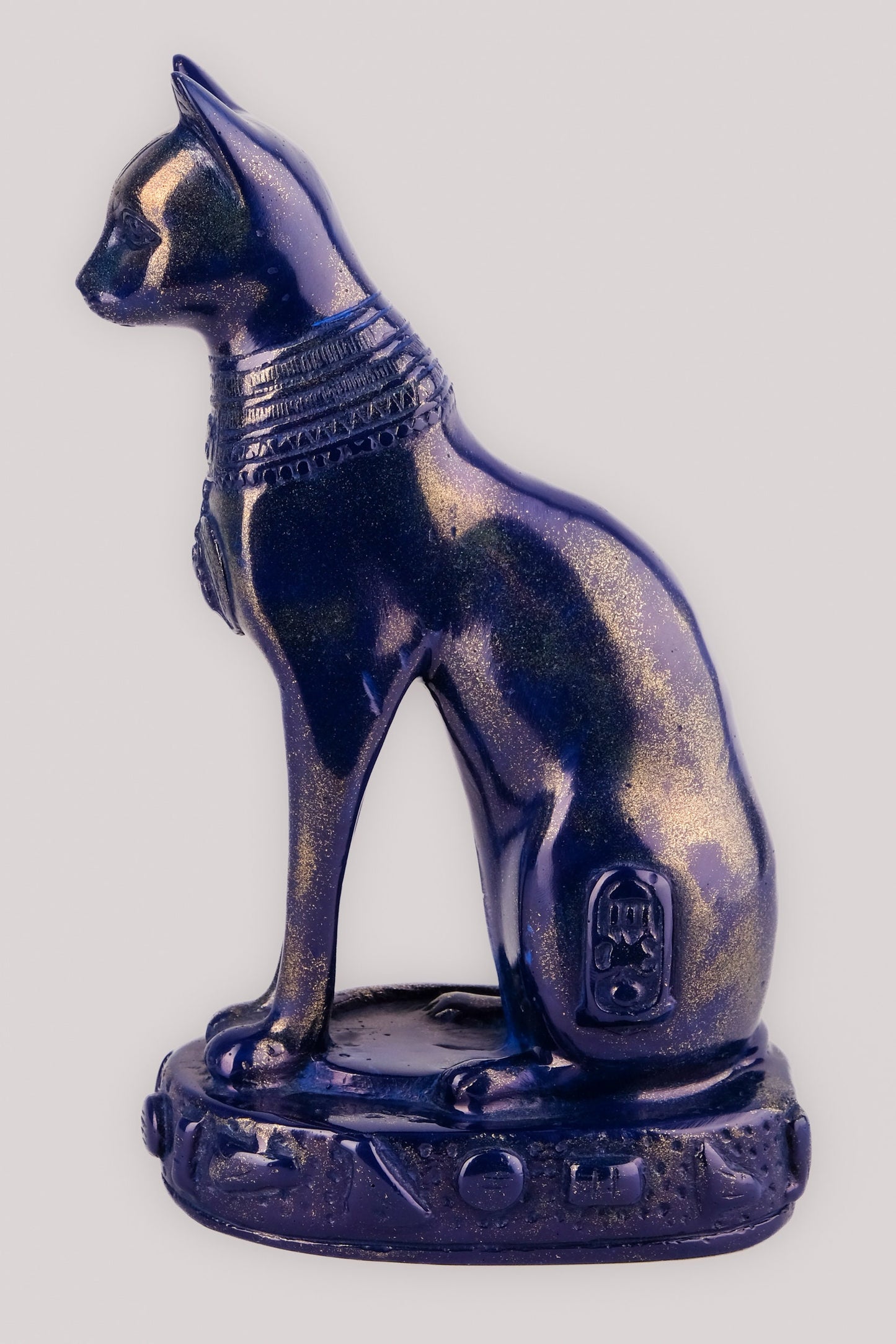 Hand-carved Bastet goddess statue - home decor cat - pharaonic Cat- Egyptian Bastet Made in Egypt