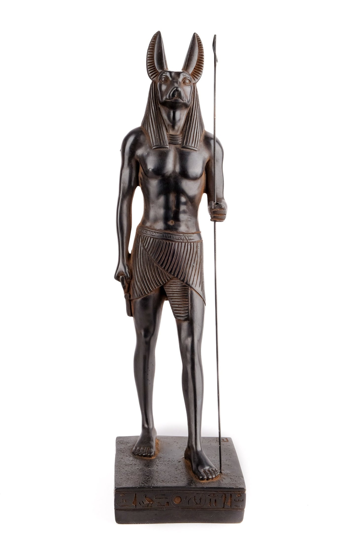 A unique ancient Egyptian statue of Anubis Jackal symbol of afterlife and mummification - made in Egypt