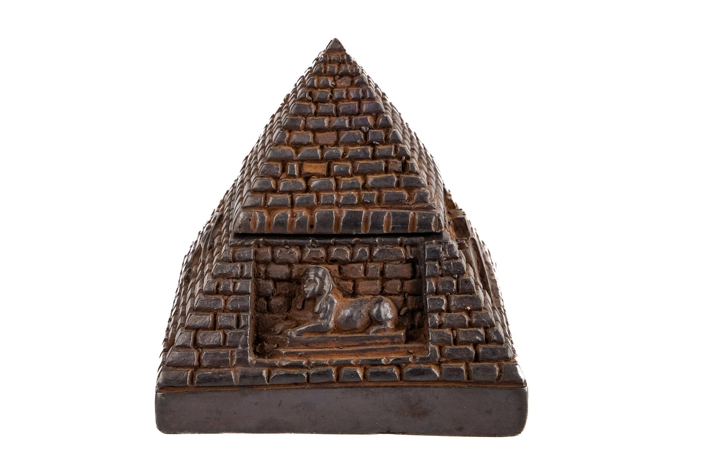 Egyptian pyramid Trinket Box Art pharaonic inscriptions black Egyptian pyramid jewelry Box- Desk Box-Egyptian home decor made in Egypt