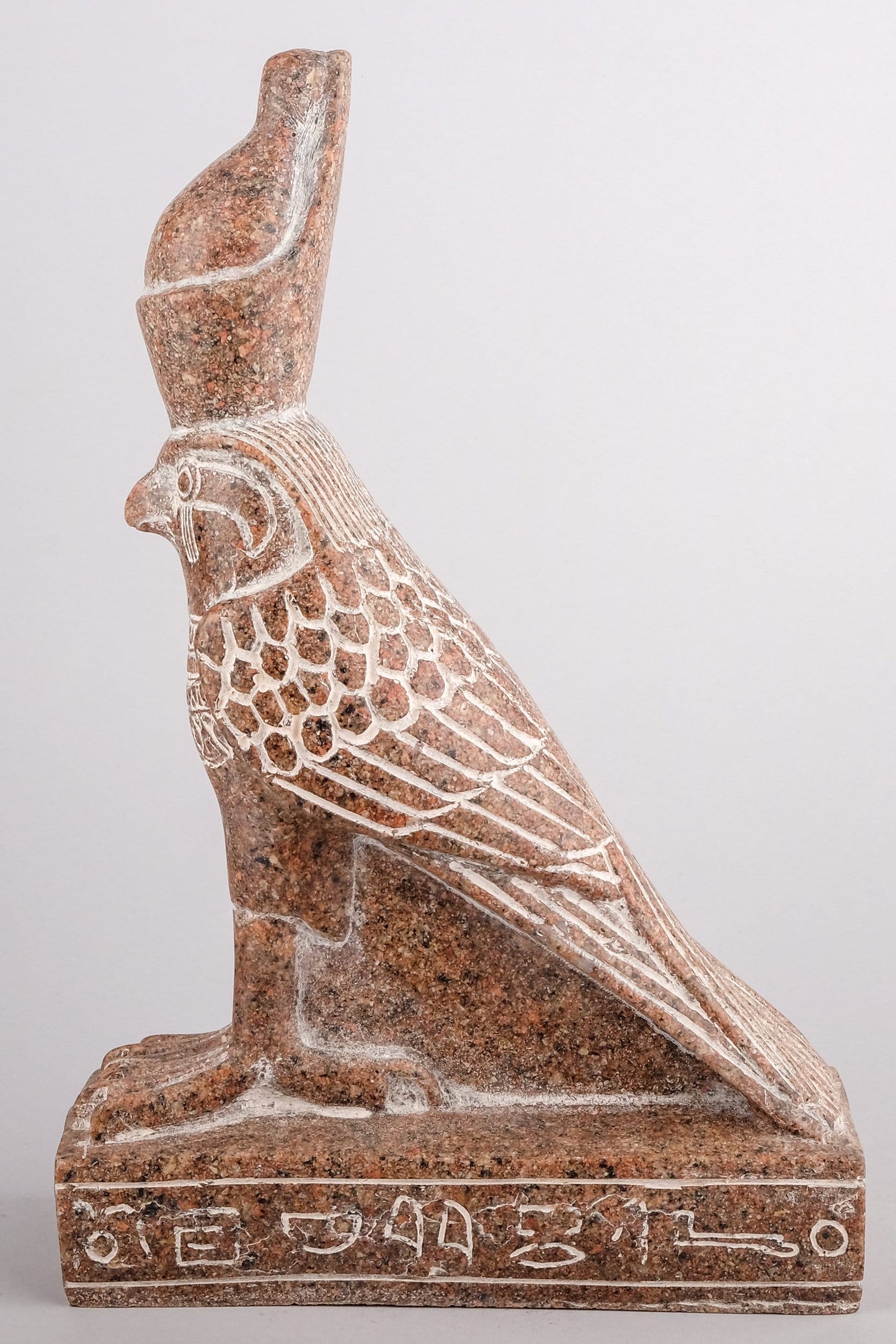 Statue of Horus Falcon Bird sculpture large granite stone made in Egypt