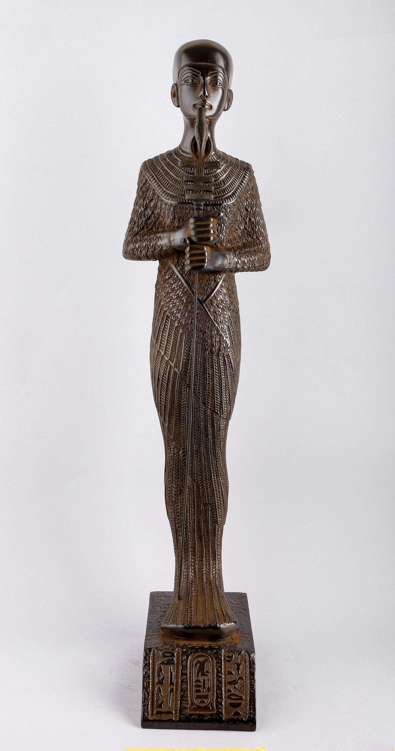 Ancient Egyptian statue of Ptah is an ancient Egyptian deity, as creator god and patron of craftsmen and architect. In the triad of Memphis