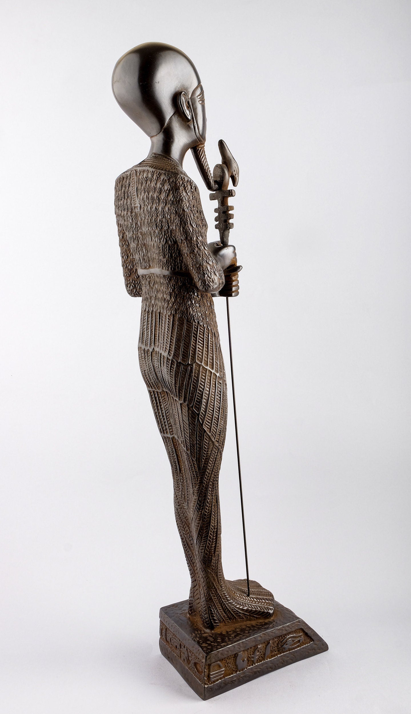 Ancient Egyptian statue of Ptah is an ancient Egyptian deity, as creator god and patron of craftsmen and architect. In the triad of Memphis