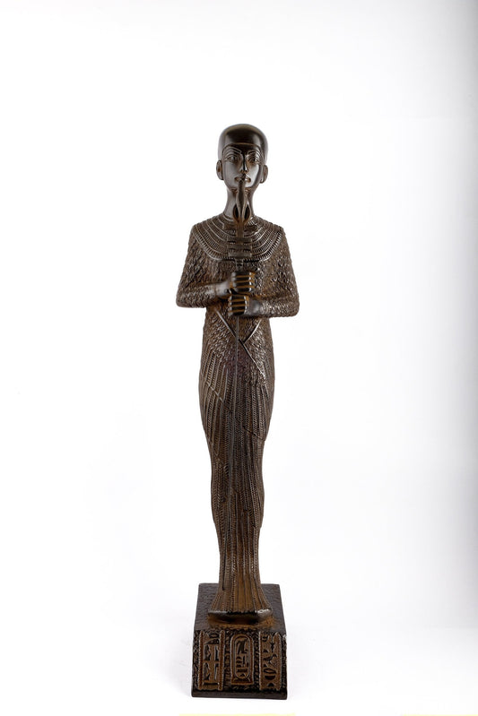 Ancient Egyptian statue of Ptah is an ancient Egyptian deity, as creator god and patron of craftsmen and architect. In the triad of Memphis