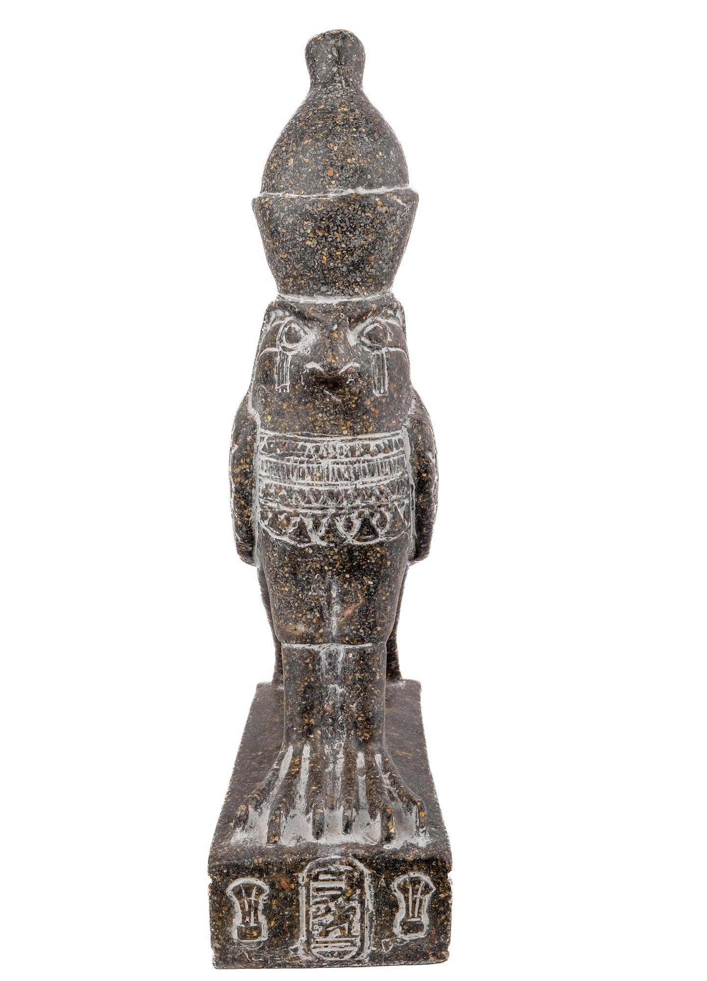 Ancient Egyptian Statue of Horus god Falcon Bird sculpture large granite stone made in Egypt