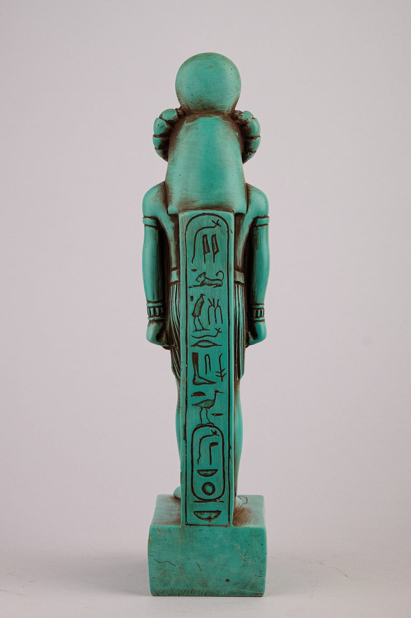 Ancient Egyptian Statue of Khnum of poters source of the Nile Egyptian Art green stone made in Egypt