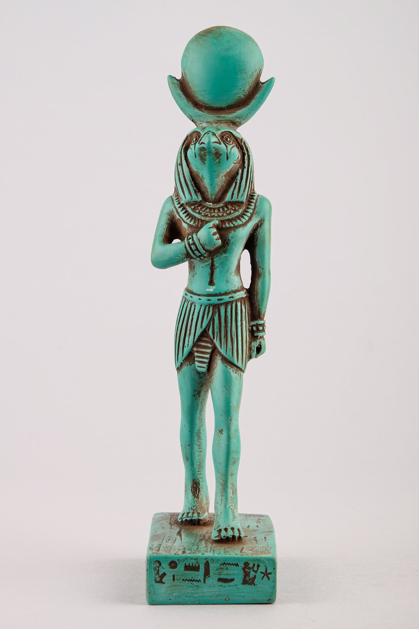 Ancient Egyptian statue of sun Ra Harakhte made in Egypt