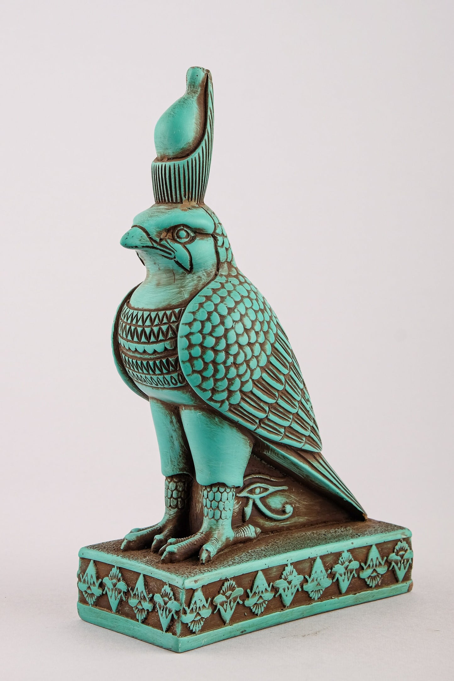 Statue of Egyptian art hand painted Horus