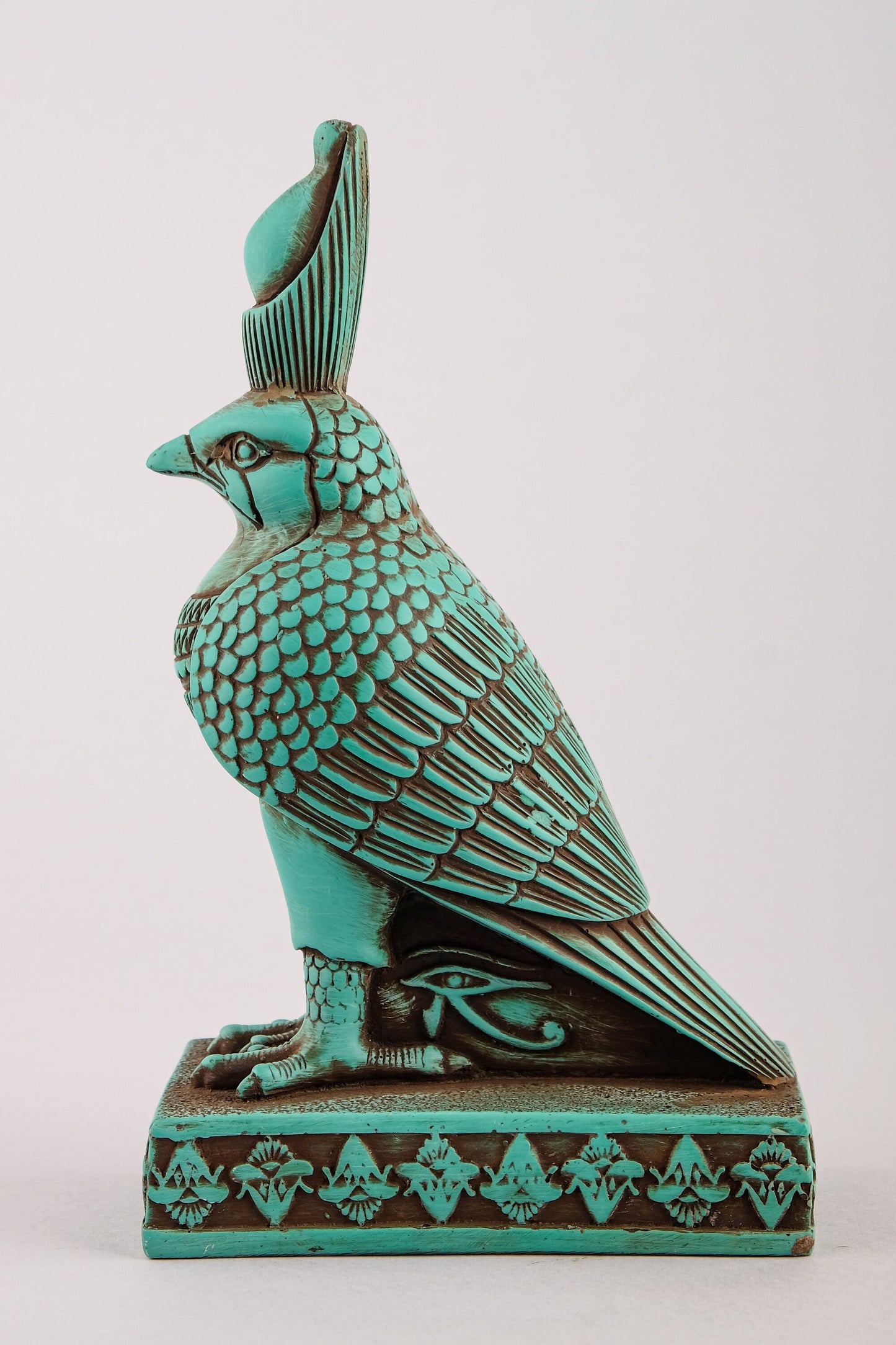 Statue of Egyptian art hand painted Horus