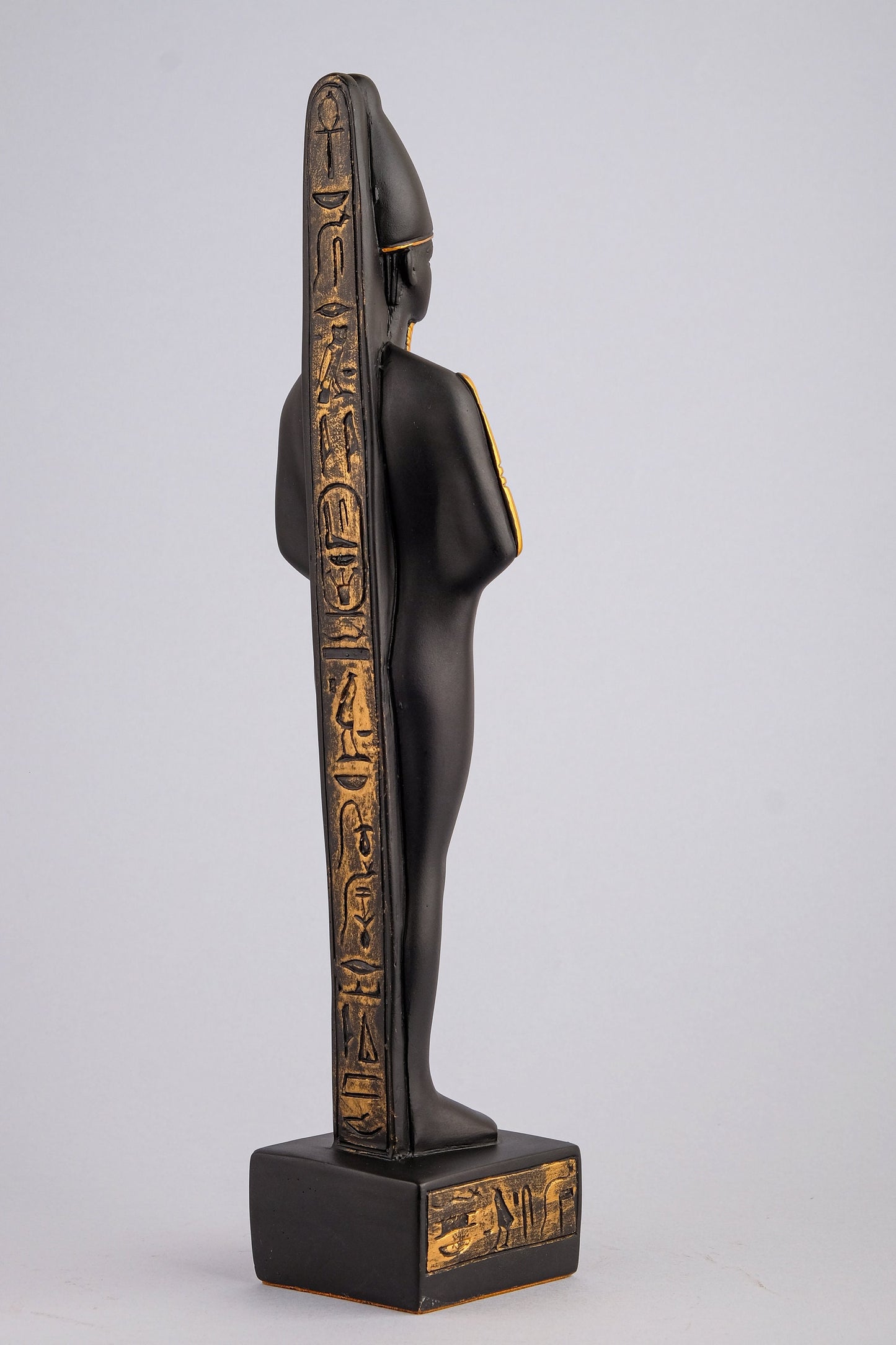 Statue of Osiris Lord of the dead and The first one associated with a mummy wrap Large statue Egyptian Art hand crafted made in Egypt