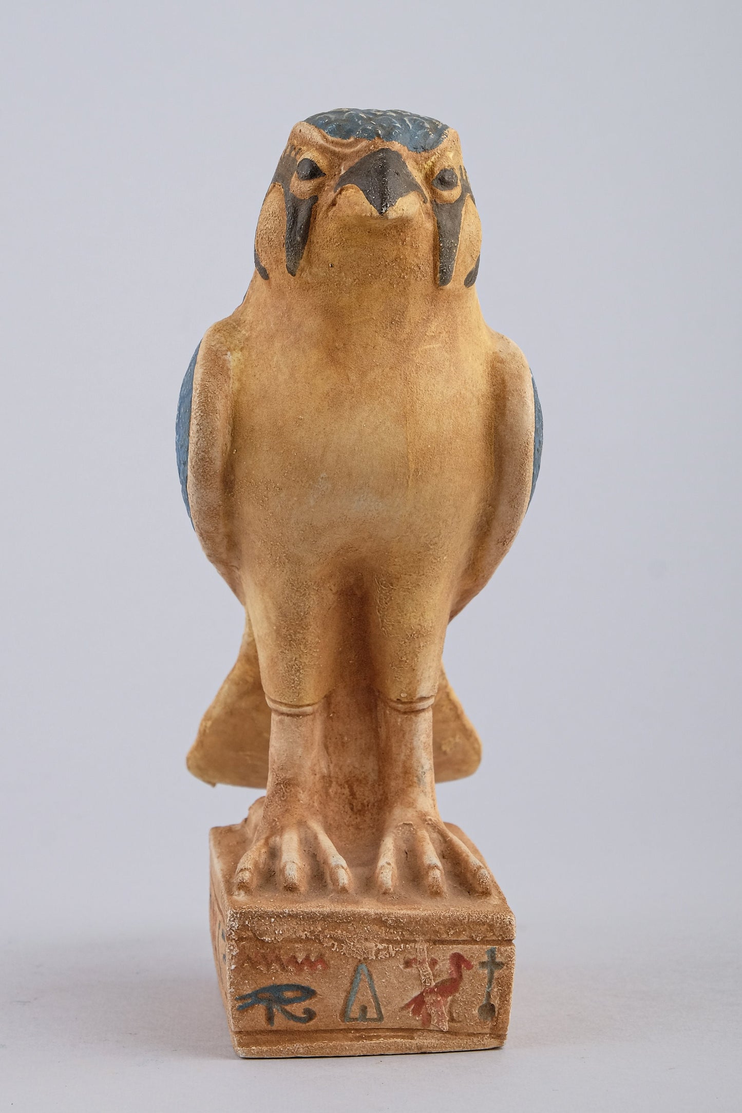 Statue of Horus god Falcon Bird sculpture heavy stone made in Egypt