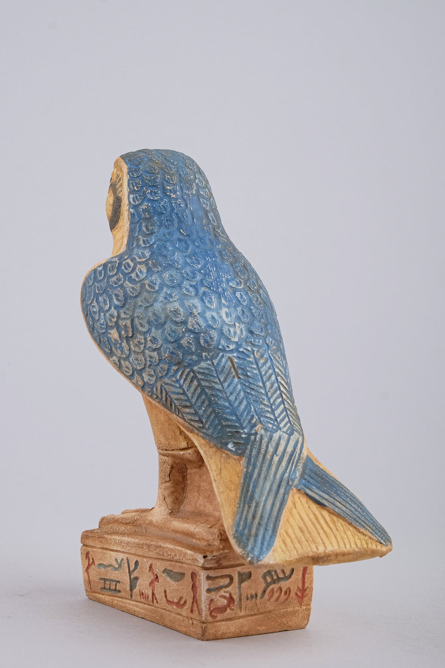 Statue of Horus god Falcon Bird sculpture heavy stone made in Egypt