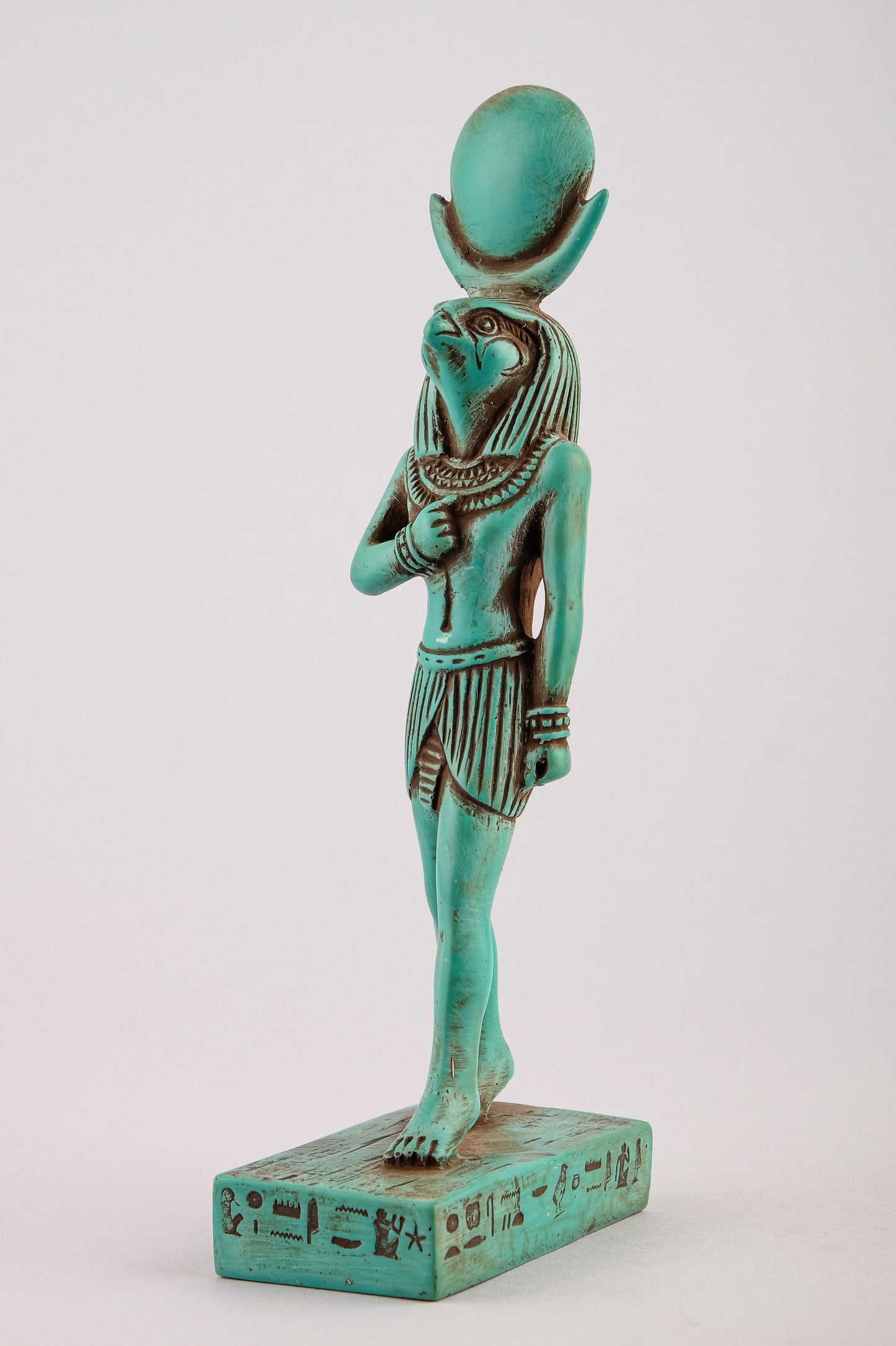 Ancient Egyptian statue of sun Ra Harakhte made in Egypt