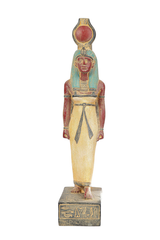 Isis statue goddess of magic and healing unique Sculpture stone altar statue ancient Egyptian art made in Egypt