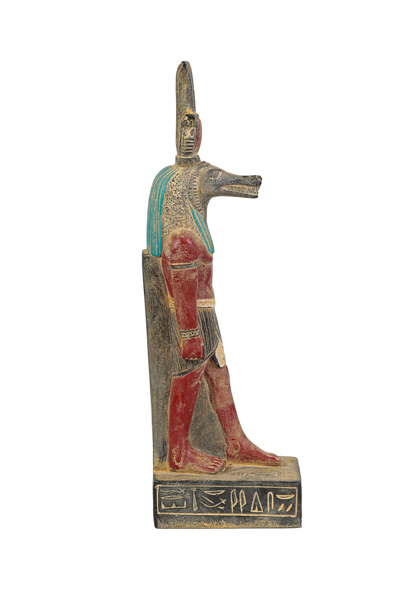 Statue of Egyptian Sobek crocodile Symbol of the Nile Sobek (also called Sebek) he is associated Nile crocodile. Heavy stone Made in Egypt