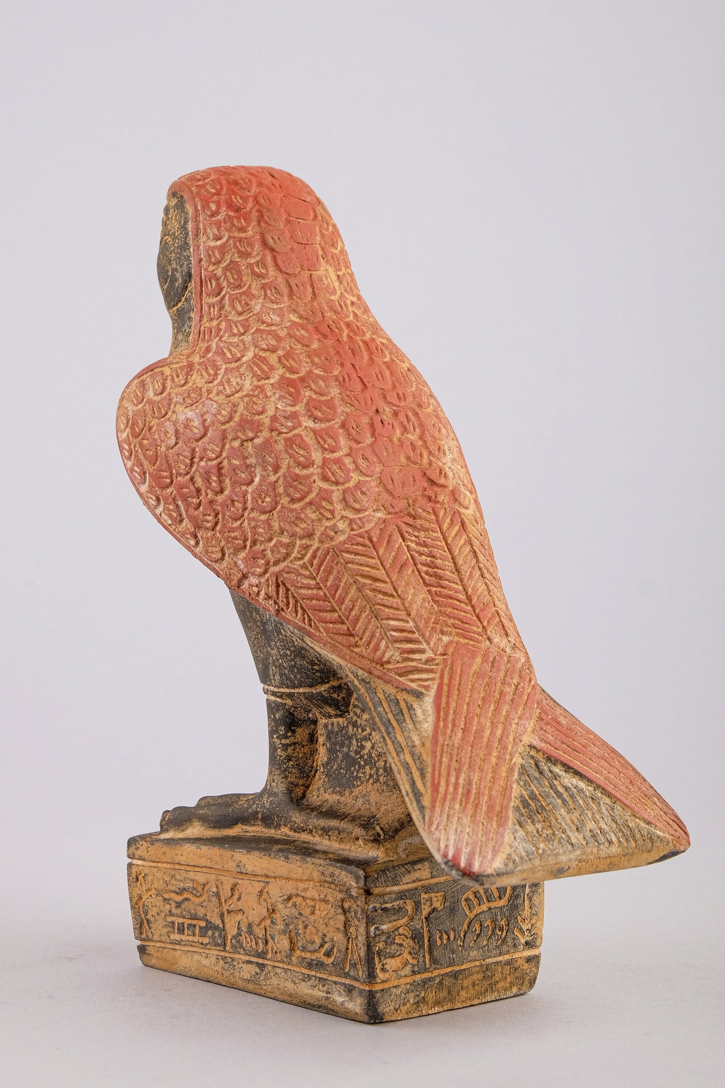 Statue of Horus god Falcon Bird heavy stone made in Egypt