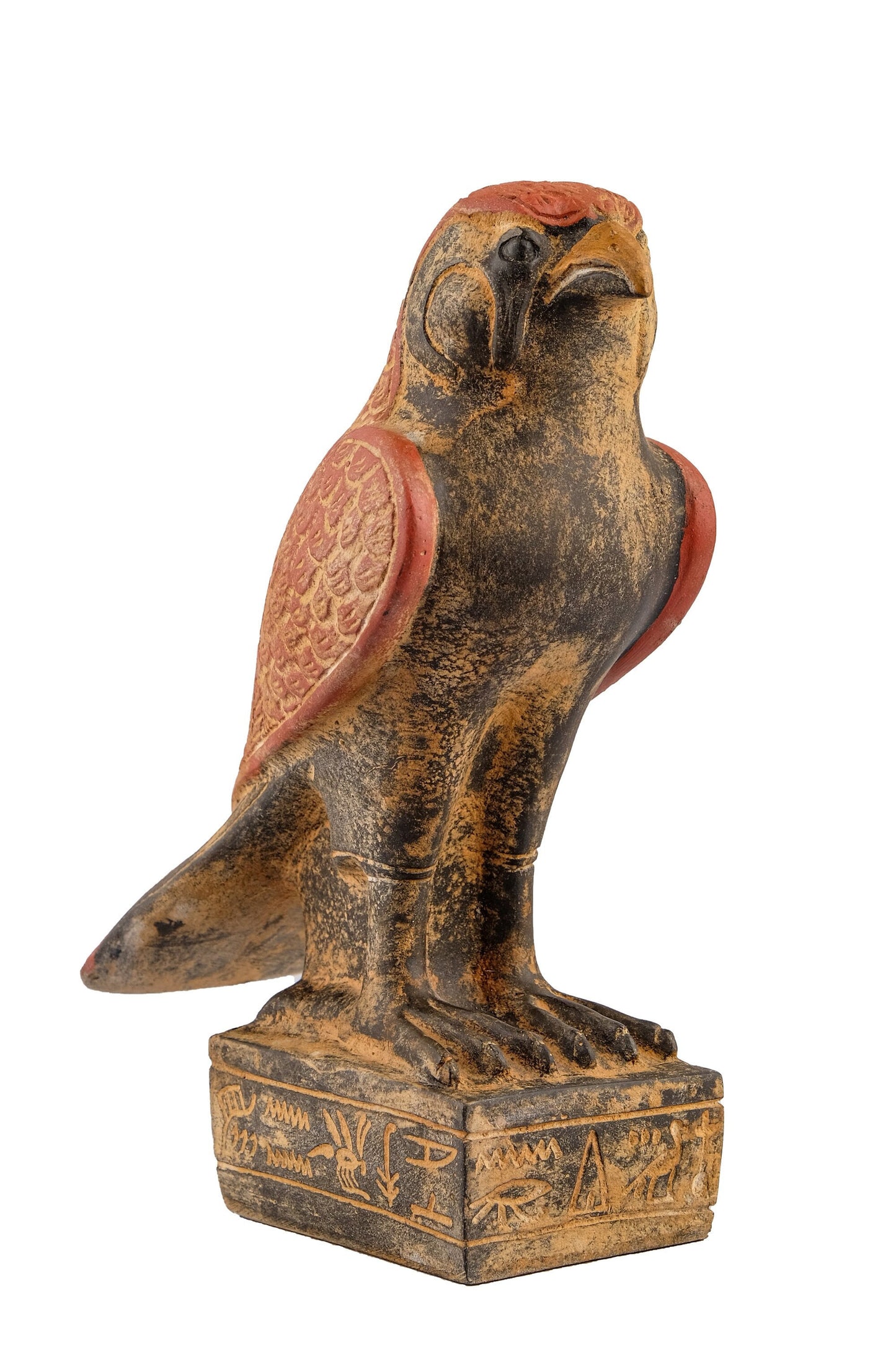 Statue of Horus god Falcon Bird heavy stone made in Egypt