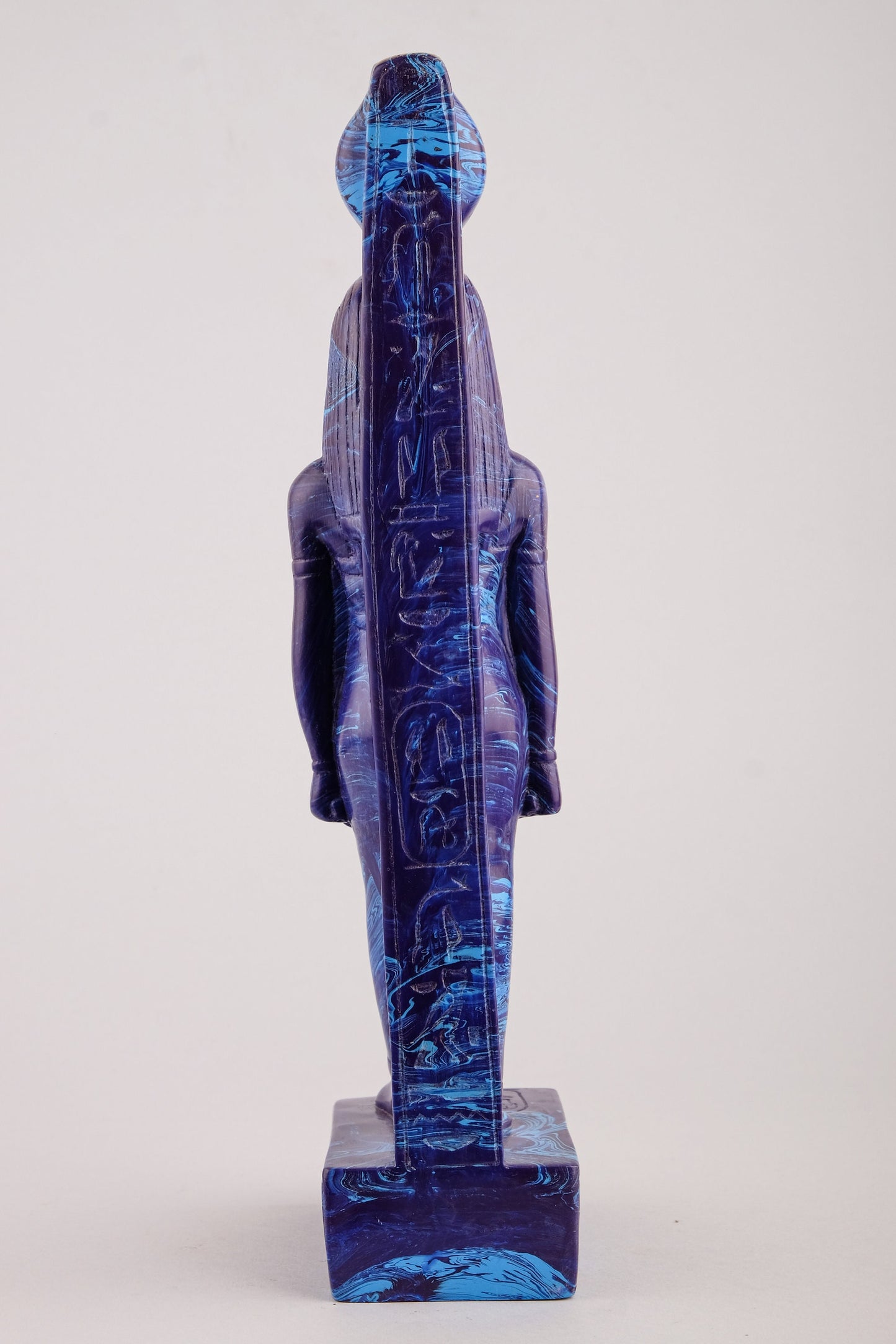 Ancient Egyptian Blue statue of Isis made in Egypt