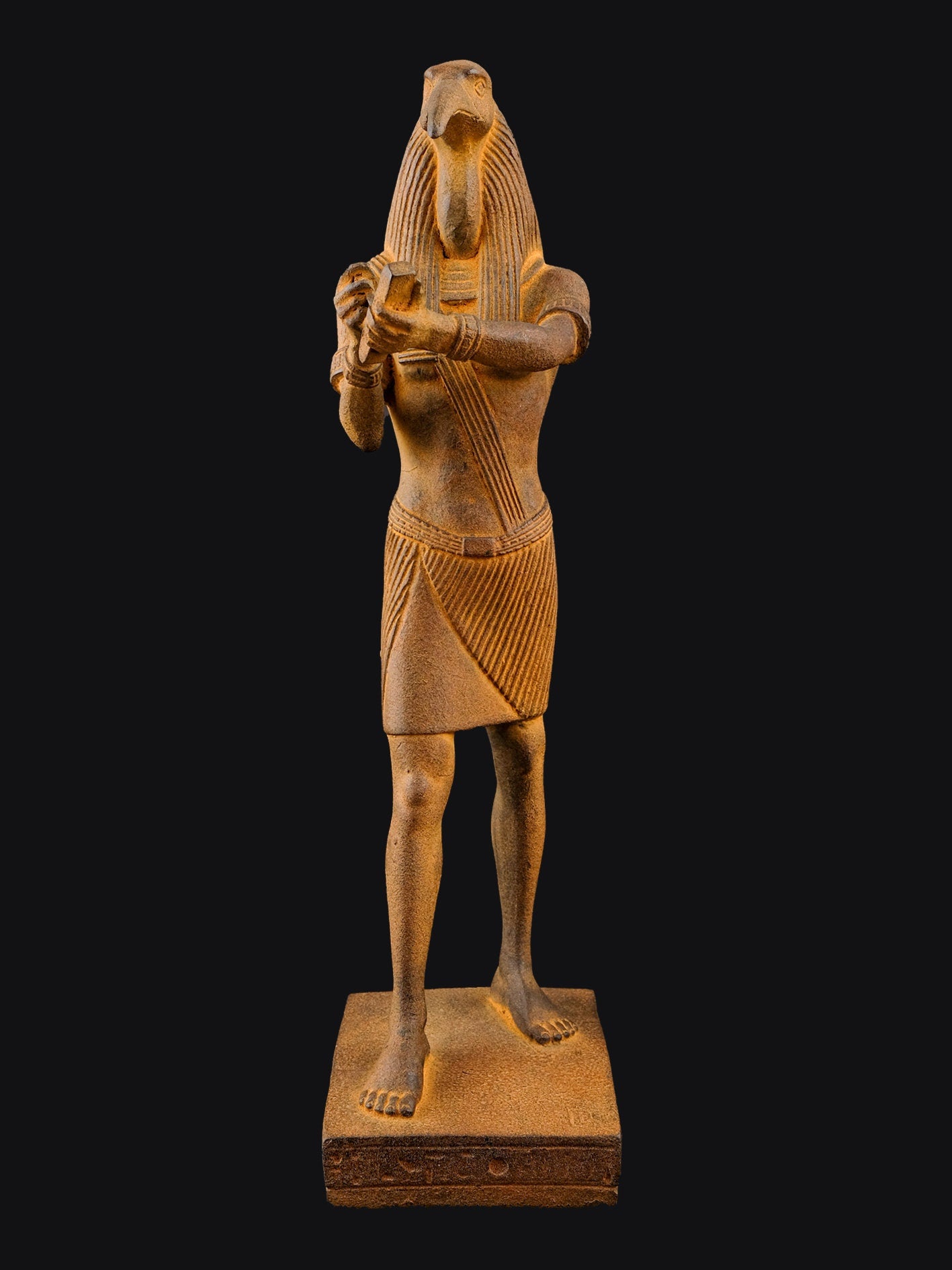 Egyptian statue of Thoth God of moon, magic, and master of knowledge